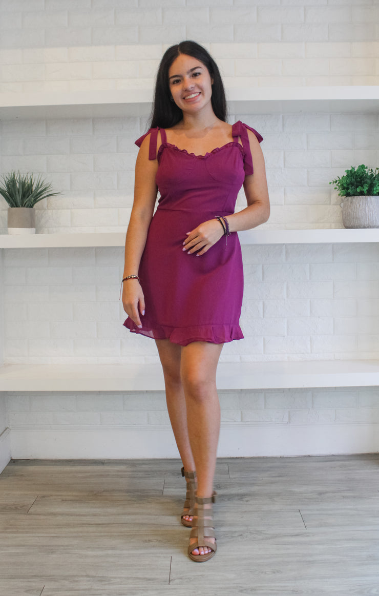 The Shoulder Tie Mini (Violet)