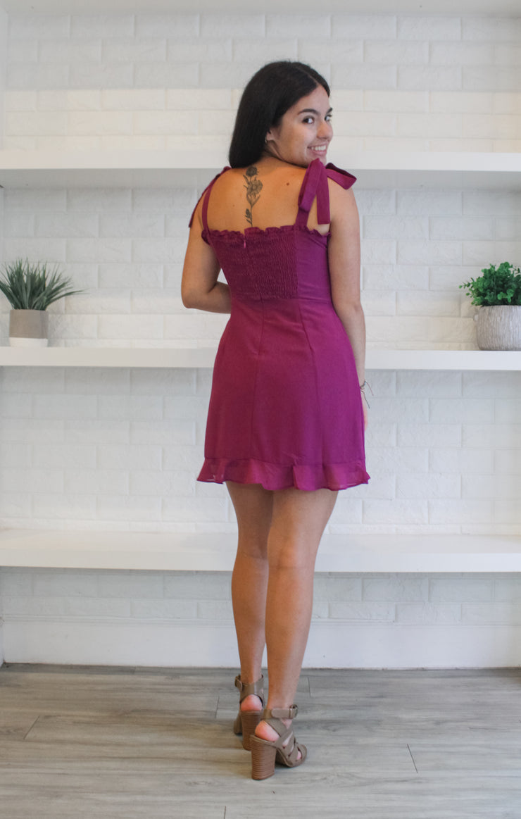 The Shoulder Tie Mini (Violet)