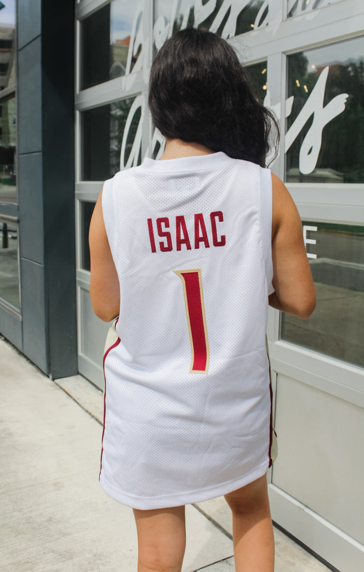 The Florida State "ISAAC" Basketball Jersey (White)