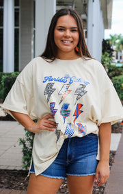 The Florida Gators "FLASH" Oversized Tee