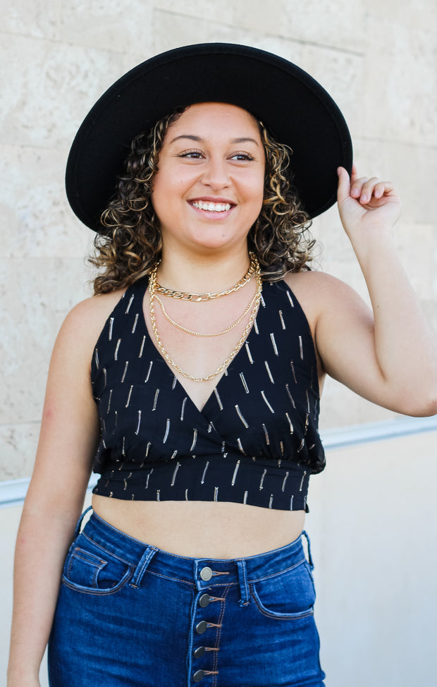 The Classic Wide Brim Hat (Black)