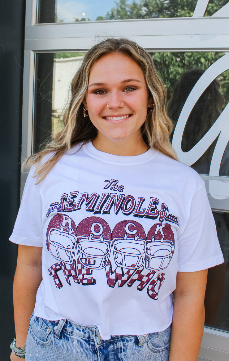 The Who Seminoles Rock Cropped Tee