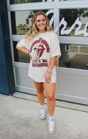 The Rock 'Em Thrifted Tee (FSU x Rolling Stones)
