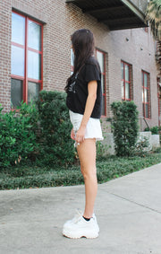 The Erin Florida State University Cropped Tee (Black)