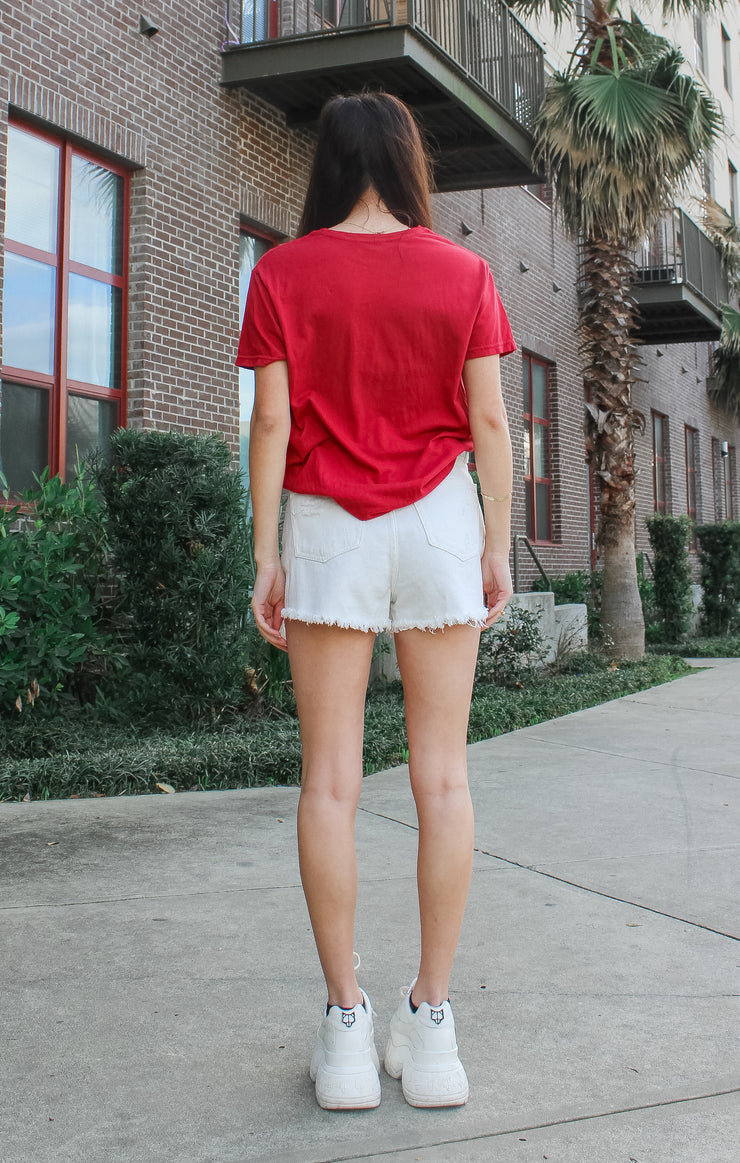 The 1999 #1 Champs Vintage Boyfriend Tee (Garnet)