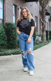 The Florida State Vintage Boyfriend Tee (Black)