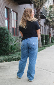 The Florida State Vintage Boyfriend Tee (Black)