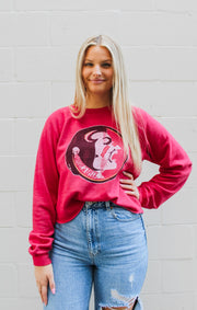 The Vintage Seminole Cropped Sweatshirt