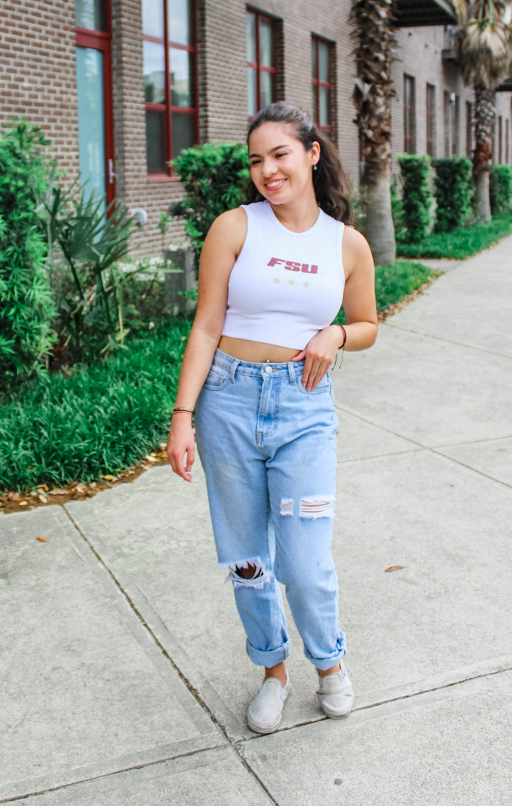 The FSU Cut-Off Tank (White)