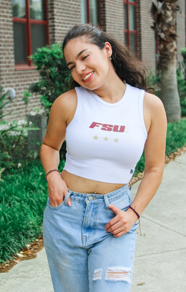 The FSU Cut-Off Tank (White)