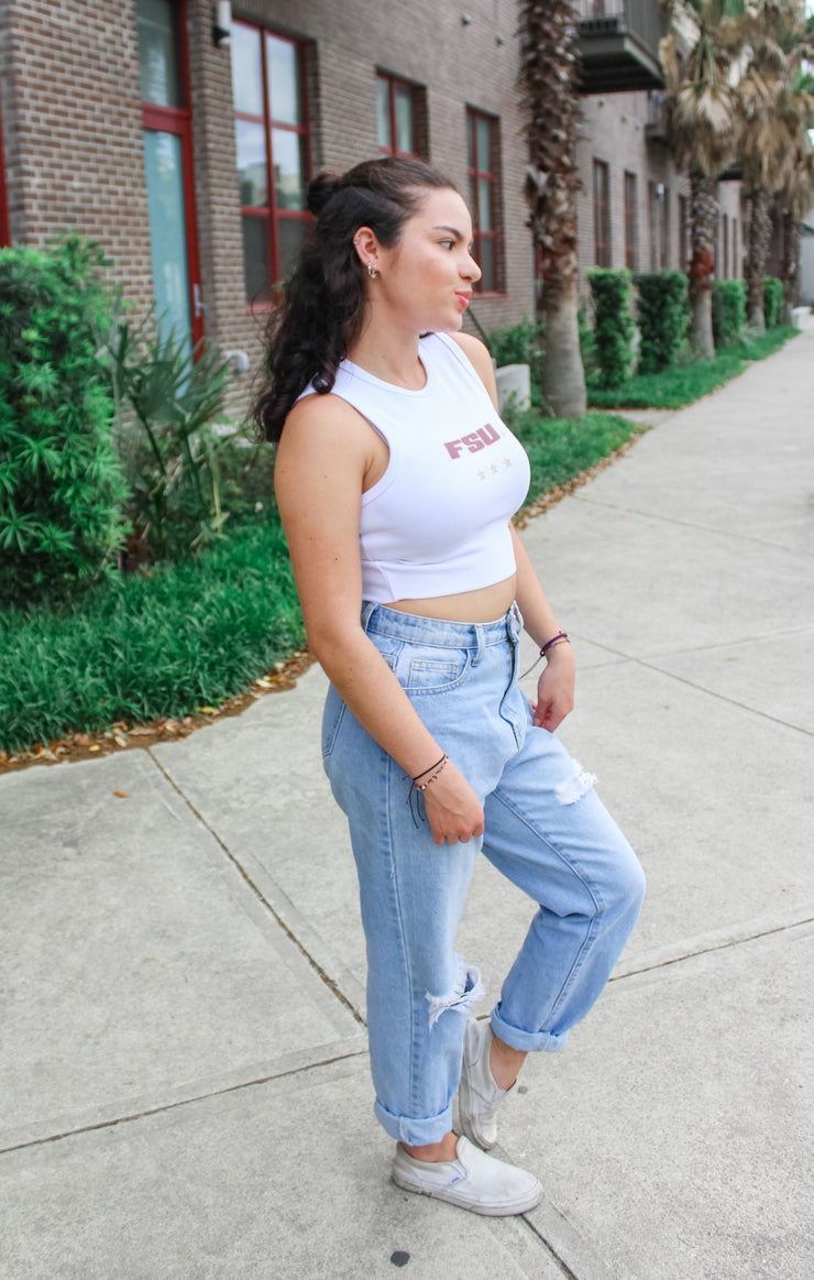 The FSU Cut-Off Tank (White)