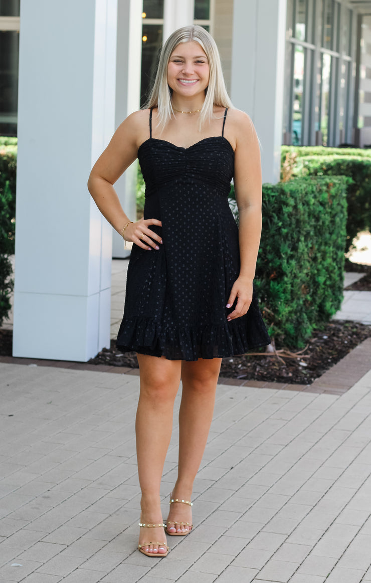 The Holiday Swiss Dot Mini (Black)
