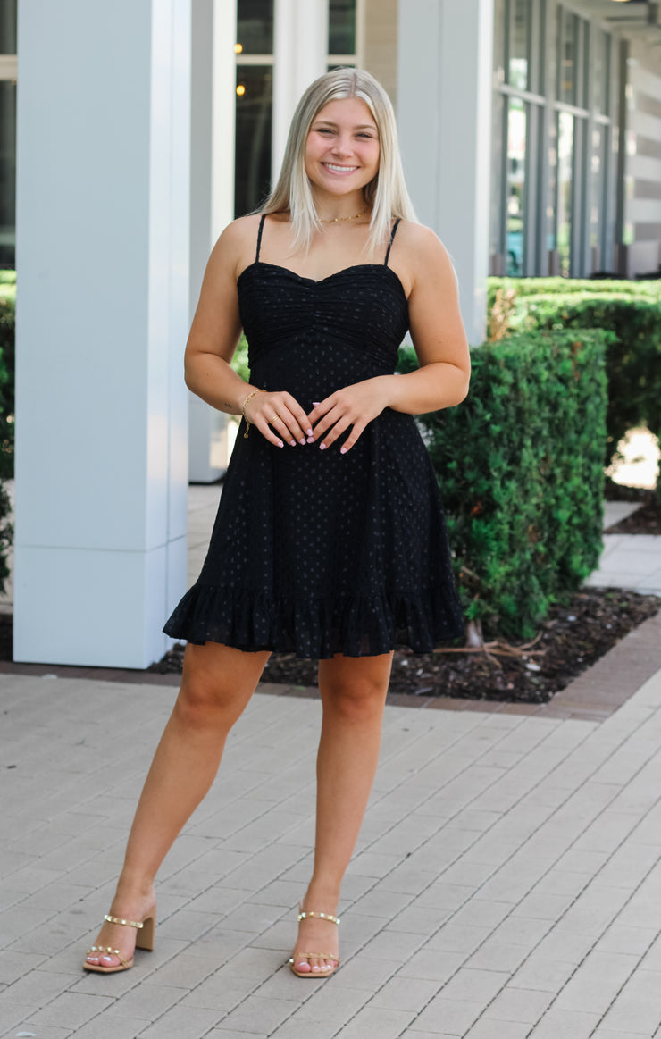 The Holiday Swiss Dot Mini (Black)
