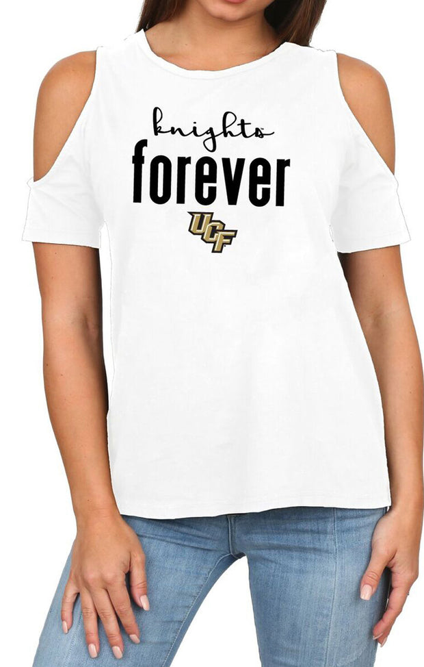 The Rachel Cold Shoulder Knights Forever Tee (586874781729)