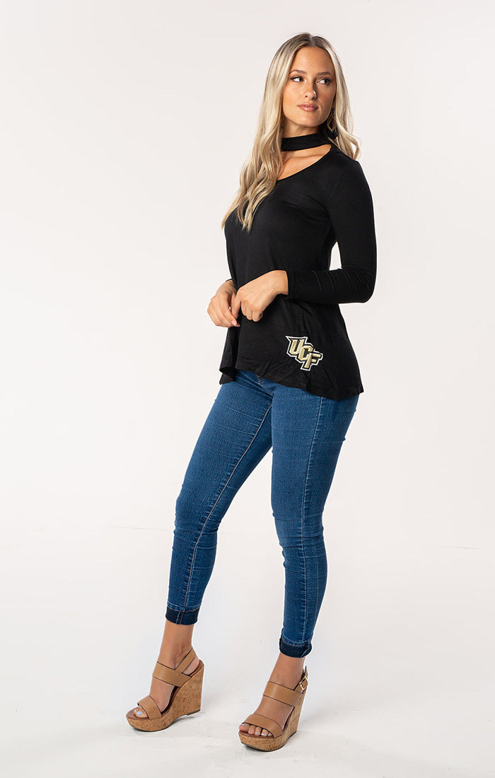 UCF Knights The Chelsea Choker Long Sleeve Tee (1481936601136)