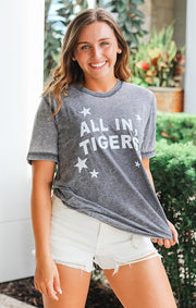 The Clemson All Star Acid Wash Tee