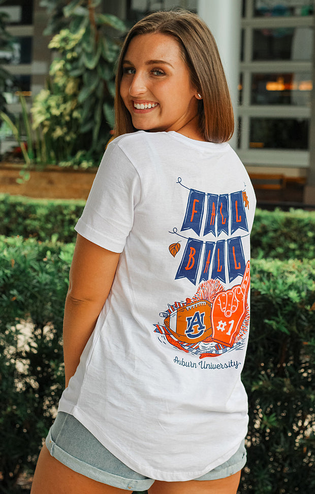 The Auburn "Pennant Hand" Classic Tee