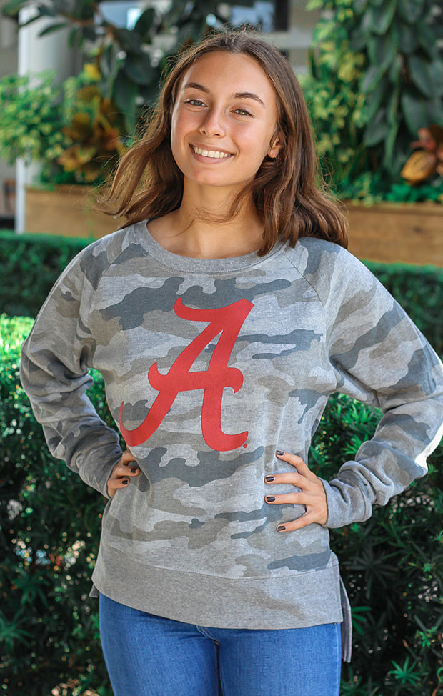 The Alabama Huddle Camo Pullover