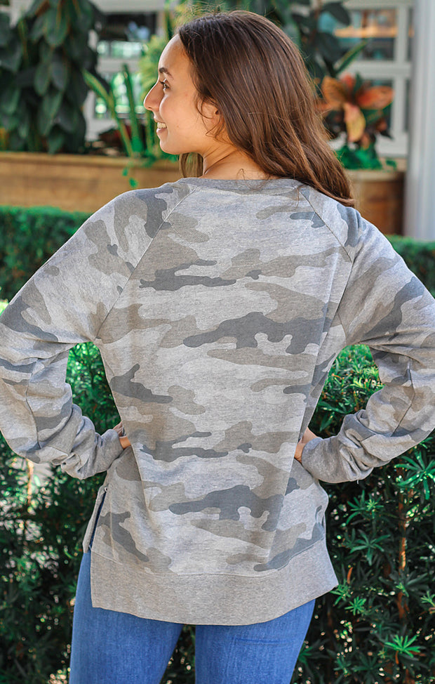 The Alabama Huddle Camo Pullover