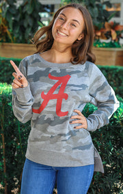 The Alabama Huddle Camo Pullover