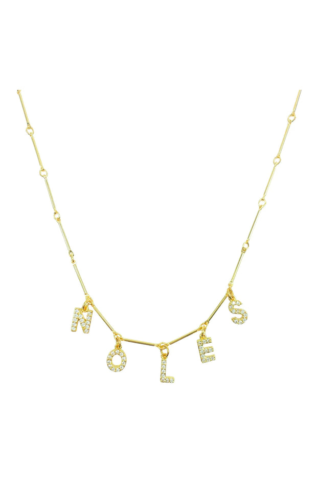 Bourbon and Boweties - The 'Noles Necklace