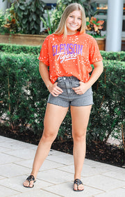 The Clemson "Caroline" Spot Wash Tee