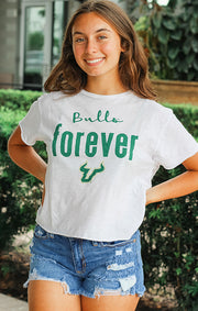 Erin Boyfriend Bulls Forever Cropped Tee