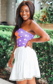 The Clemson Logo Tube Top