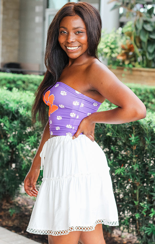 The Clemson Logo Tube Top