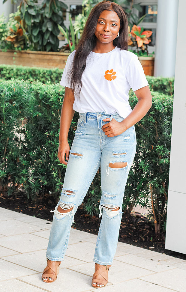 The Clemson "Pennant Hand" Classic Tee