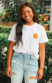 The Clemson "Pennant Hand" Classic Tee