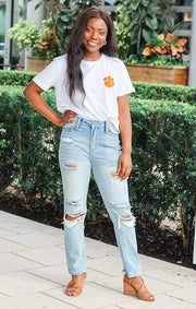 The Clemson "Pennant Hand" Classic Tee