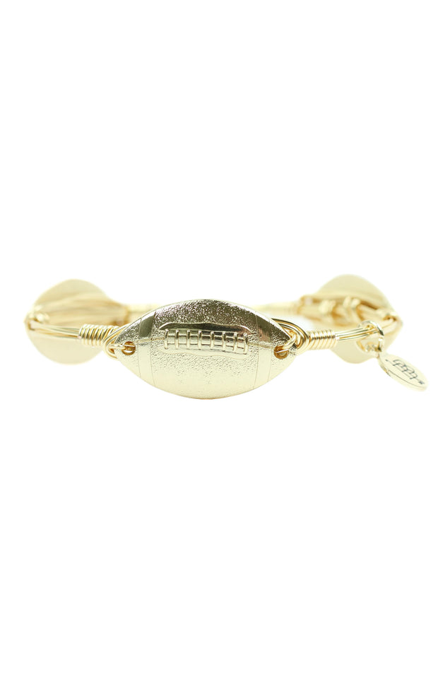 Bourbon and Boweties - The Football Bangle (Gold)