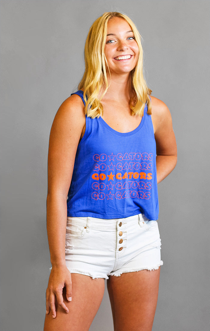 The Go Gators Boxy Tank
