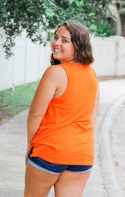 The Lindsay Miami Hurricanes Muscle Tank