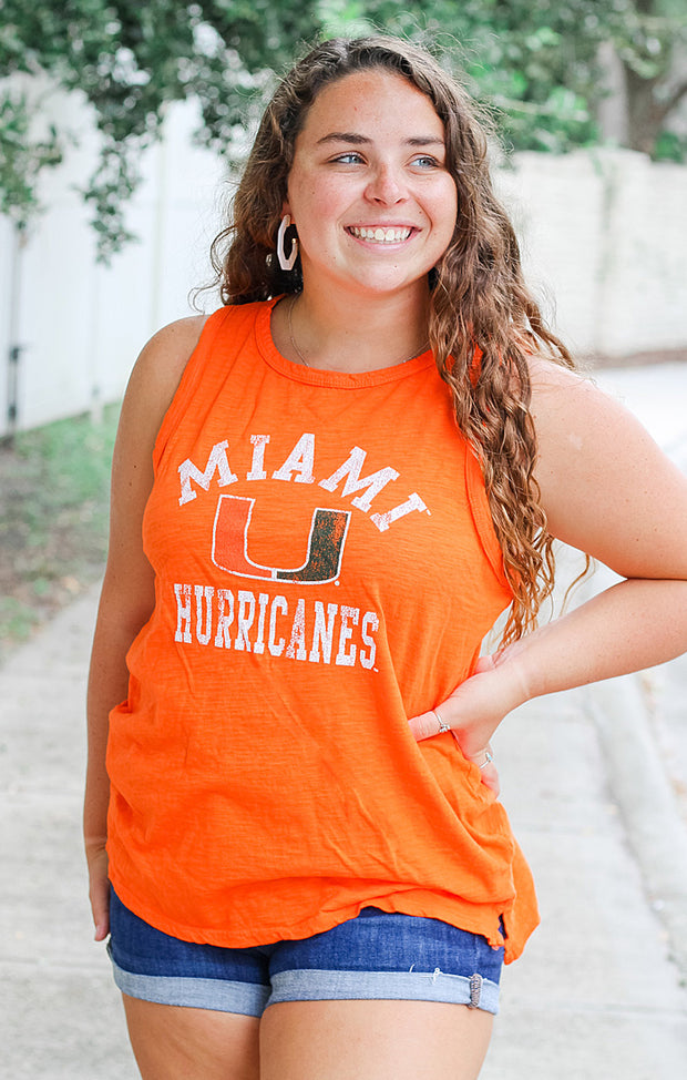 The Lindsay Miami Hurricanes Muscle Tank