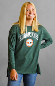 Miami Hurricanes Going Places Oversized Tunic