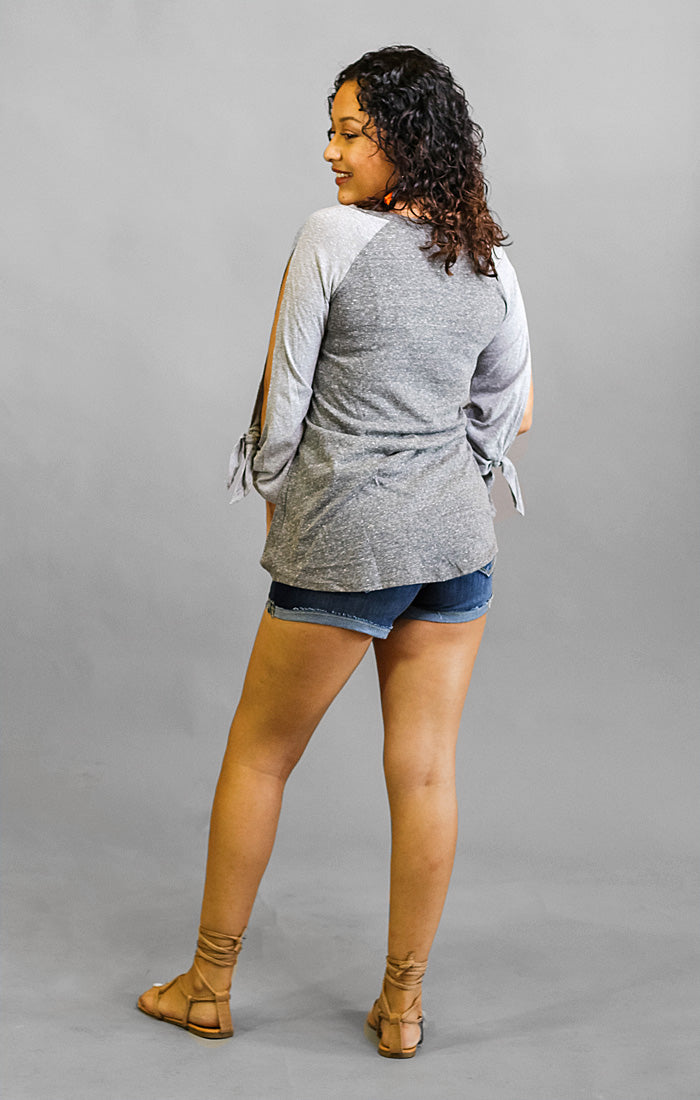 Hurricanes Tie Sleeve Raglan