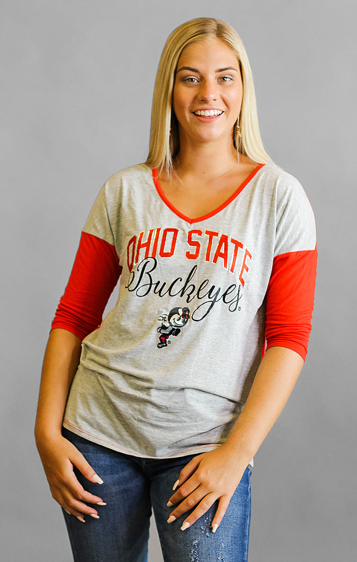 Ohio State Meet Your Match V-Neck Tee
