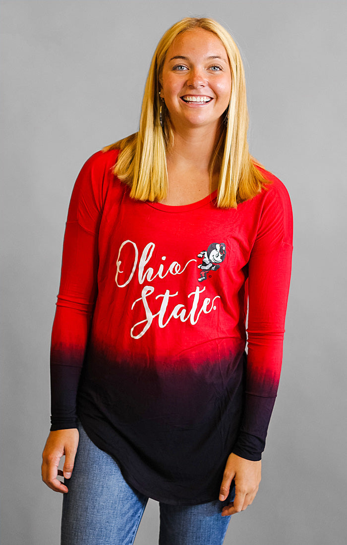 Ohio State Own it in Ombre Tunic
