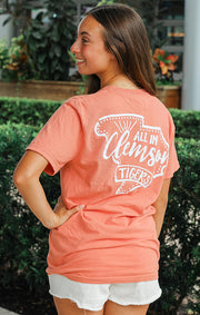 The Clemson Pep Squad Comfort Tee