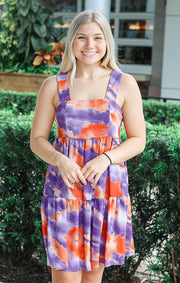 The Game Day Babydoll Dress (Tie Dye)
