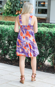 The Game Day Babydoll Dress (Tie Dye)