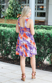 The Game Day Babydoll Dress (Tie Dye)