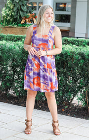 The Game Day Babydoll Dress (Tie Dye)