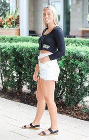 The UCF Lily Crop Cardi