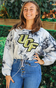 The UCF Endzone Cropped Pullover